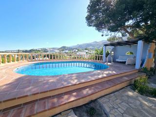 Chalet in Calle murillo 37. Espectacular casa en mojácar con piscina y vista panorámica.