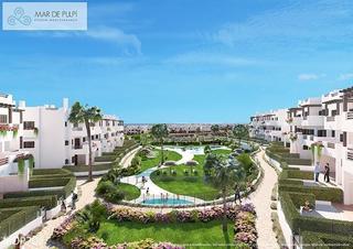 Attique à Fase 7 221. Apartamento mediterráneo con solárium privado en mar de pulpí, f