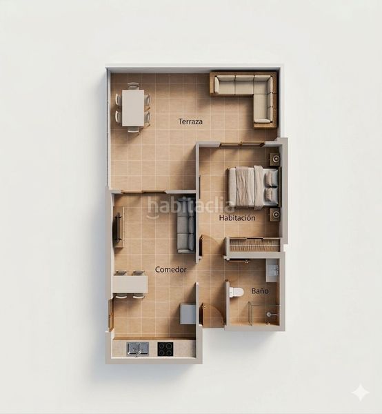 Foto eff2f990-6fe8-48ed-84bc-186bfc7af14c. Pis amb aparcament piscina a Las Marinas - Pueblo Laguna Vera