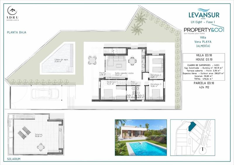 Foto e1c4cf04-3b12-460a-b68c-c49fef180333. Casa amb aparcament piscina a Las Salinas Vera