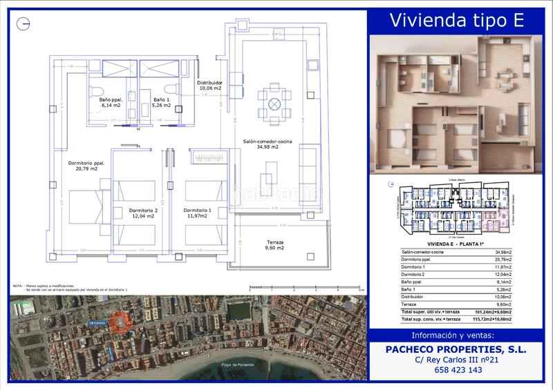 Foto 6fec06f2-8d69-4a75-b226-ffa90ebf606c. Piso en calle julio castelo 64 piso en venta en julio castelo en Águilas