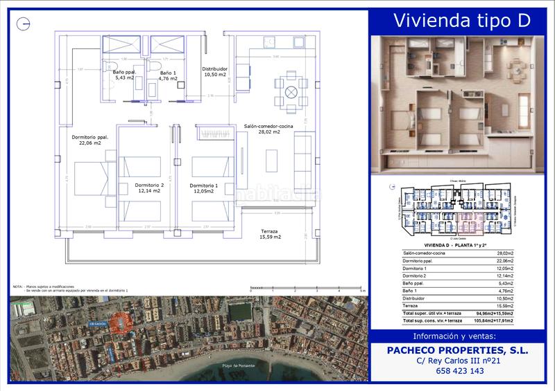 Foto 984ac1f1-956e-41d2-9193-9c1b657f5bf9. Piso en calle julio castelo 64 piso en venta en julio castelo en Águilas
