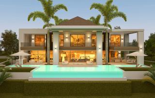 Casa en Los Flamingos. Espectacular villa de diseño exclusivo en los flamingos golf res