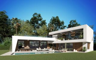 Casa a Guadalmina Baja. Villa moderna sobre plano construida con las más altas calidades