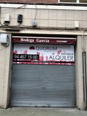 Lloguer Local Comercial a Galdakao. Gran bodega bar de 139m2 en alquiler en galdakao centro