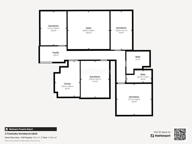 Foto c15e8a9b-26f5-4366-ba04-3b038f6efbcd. Appartamento con riscaldamento in Centro-Ariz-Uribarri Basauri