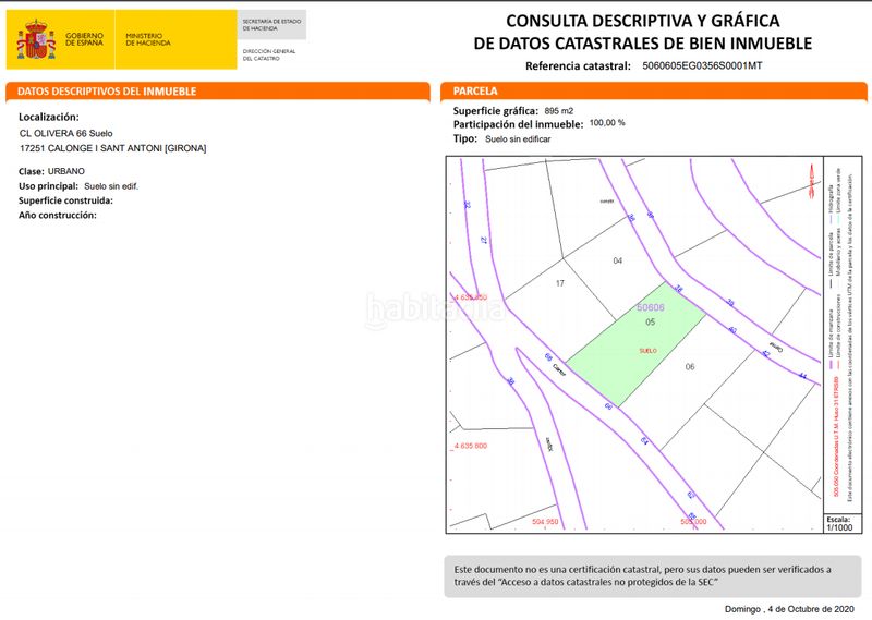 Foto 743dfad7-beec-4245-bc1f-486aed7b7de5. Terreny residencial a olivera a Mas Pere-Río de Oro Calonge