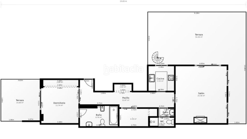 Foto 46e589c9-4e29-48aa-8b0a-504e6df2b3d4. Piccolo appartamento in carrer d'aribau in L´Antiga Esquerra de l´Eixample Barcelona