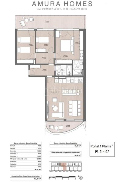 Foto 515732d2-b35c-42fd-9a2e-f16894b3cc95. Apartament a avinguda d'ernest lluch a El Rengle Mataró