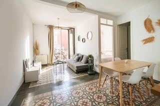 Alquiler Piso  Carrer de béjar. Acogedor apartamento amueblado en hostafrancs, barcelona para al