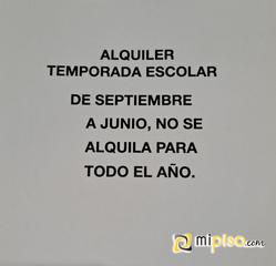 Location Appartement à Centro. Temporada escolar de septiembre a junio incluido. 650  mes . pre