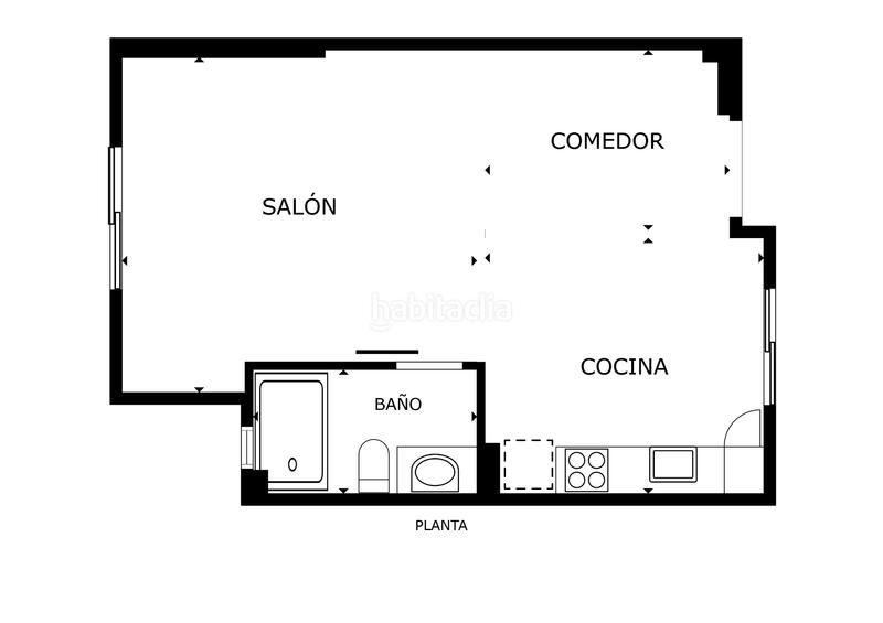 Foto 6f681165-e347-4ab3-870a-82bc722c5aae. Estudio venta de estudio en zona los castillejos en Málaga