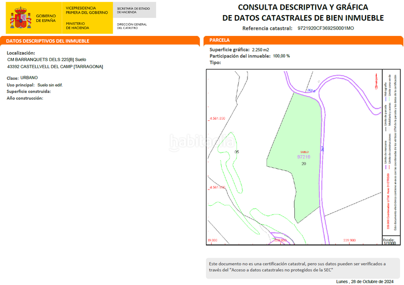 Foto 4ad84adb-eb8e-400b-addb-31827a7691e7. Terreno residenziale in Castellvell del Camp