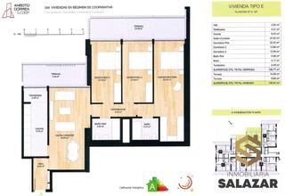 Pis a Basurtu. Vivienda en la torre de garellano con dos terrazas tipo e