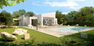 Xalet a Autovia autovía de murcia san javier (rm19) km 1,4, baño sn. Villa de nueva construcción de 4 dormitorios y 4 baños en una so