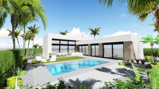 Chalet in Calasparra. Llave en mano modernas villas independientes en una planta con p