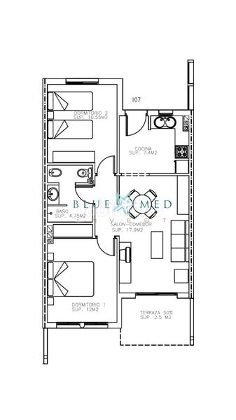 Foto d7f5881b-757f-431b-91f3-f5c4f84ab898. Apartamento s turísticos, dos dormitorios con aparcamiento en Águilas