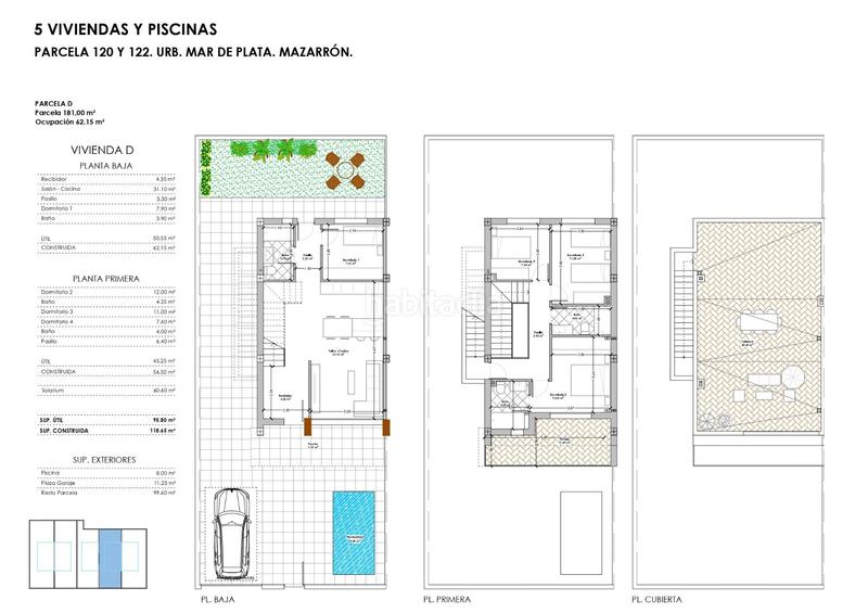 Foto 12f7efdc-332d-49d4-9607-c26cf8de08b0. Chalet avec parking piscine dans El Alamillo Mazarrón