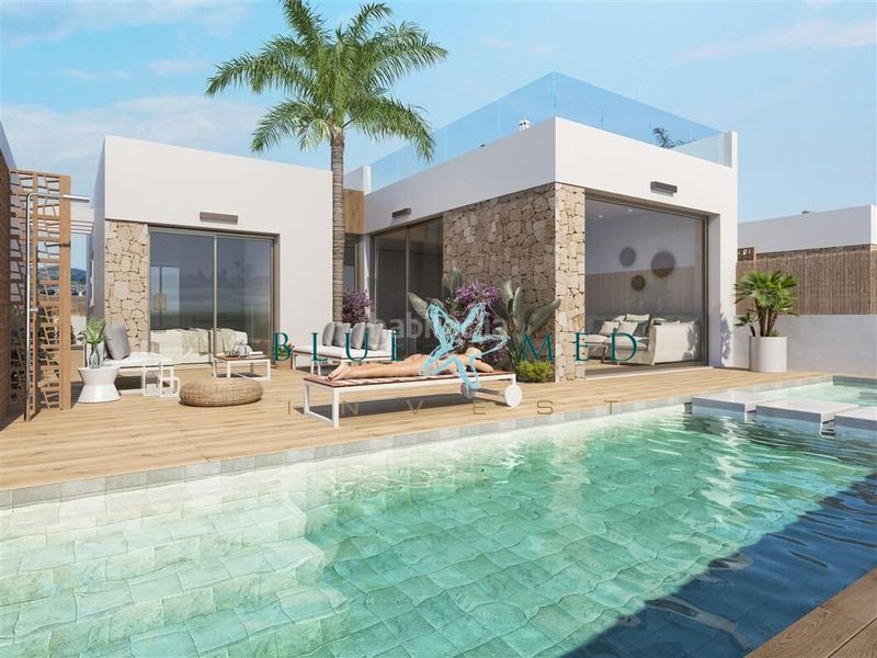 Foto c3ec85b7-c1b4-4d0d-bb08-83358931108b. Xalet amb piscina a Las Lomas de Rame-Bahía Bella Alcázares (Los)