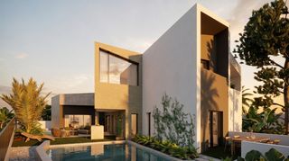 Xalet  Avenida avenida don antonio segado del olmo. Chalet de obra nueva en bolnuevo a 550 m del mar diseño, lujo y