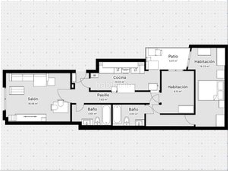 Foto d9384216-e078-4b52-805c-4b9456c5c3c5. Piso en avenida de galicia 21 piso semi-nuevo de 2 habitaciones y 2 baños con terraza, trastero y local comercial. en Gijón