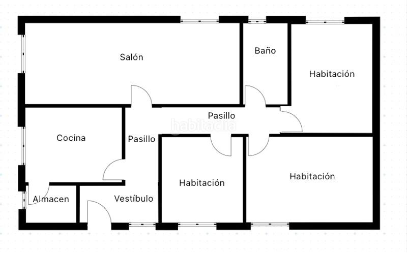 Foto cccd1de0-60e0-4914-83c4-311bbeea27d9. Piso  de 3 dormitorios, cocina con despensa, salon comedor, baño con ducha y ventana y ascensor. en Gijón