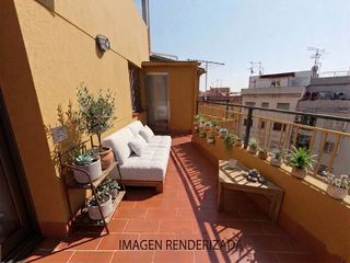 Appartement à Can Vidalet. Atico a la venta en esplugues  muy soleado  con ascensor y terra
