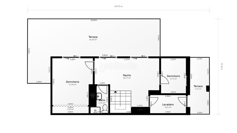 Foto 0f9527f0-a747-4cac-95c9-afba09329faf. Àtic amb calefacció aparcament a Barri del Centre Terrassa