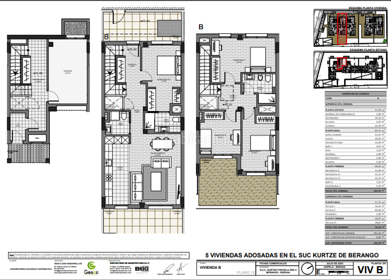 Foto 3bcf1da6-e39a-4713-b60b-6d7a333a32ec. Casa adossada a gorrondatxe bidea 41 a Berango