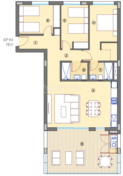 Foto 2d7f88e1-4a7d-418e-9d4f-9debdc64d75a. Piso en Bonalba-Cotoveta Mutxamel