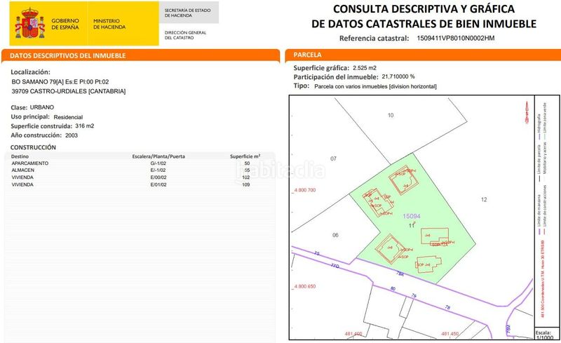 Foto c0634963-68e9-43a6-b403-b5cd5d50e614. Casa amb calefacció aparcament a Samano Castro - Urdiales