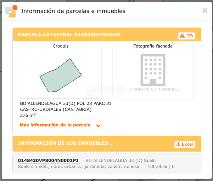 Foto d01b46e2-e156-43ab-a5a1-3eadf4c177e3. Residential plot in barrio allendelagua 30 in Oriñón- Allendelagua Castro - Urdiales