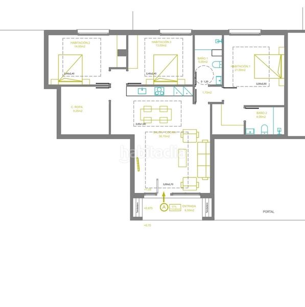 Foto 0d77c617-8832-46f5-8698-f2e452522091. Etagenwohnung mit heizung in Barañáin / Barañain