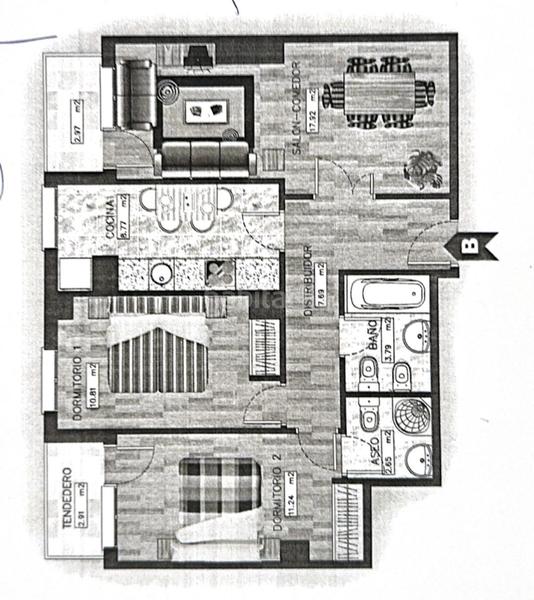 Foto a3f9973a-a773-46e4-9b17-71d0e31a13de. Appartamento con riscaldamento in Salesas - Foncalada - Campoamor Oviedo