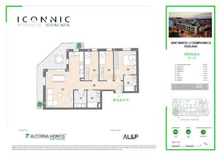 Appartement  Carrer de marcel·lí champagnat 8. Precioso piso de obra nueva de 3 dormitorios y 2 baños con balco