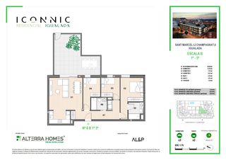 Appartement  Carrer de marcel·lí champagnat 6. Precioso piso de obra nueva de 3 dormitorios y 2 baños con ampli