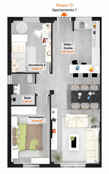 Foto bd5328b8-3cf0-4362-90a4-9a2cef87bfb6. Piano terra 76m<sup>2</sup> con riscaldamento parcheggio in Oruña Piélagos