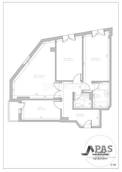 Foto 30d35e5e-e116-4a63-8614-a6f9a2169c5d. Pis amb calefacció aparcament a Cuatro Caminos Santander