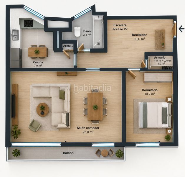 Foto dae2e115-cb03-4456-a15b-ae6fb22577b4. Duplex avec chauffage dans Kabiezes Santurtzi