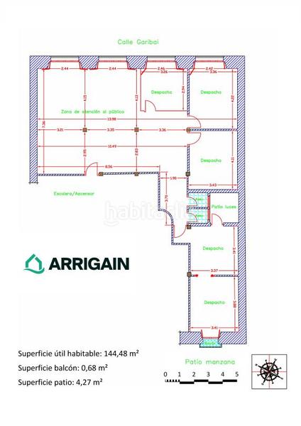 Foto c52d9260-da2f-405d-ab14-ecd046f63e8e. Appartement dans garibay 6 dans Área Romántica Donostia - San Sebastián