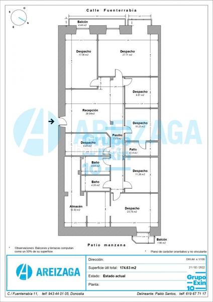 Foto 0f0c0005-d970-4fbc-a6ed-679ab930b7ef. Miete büro mit heizung in Área Romántica Donostia - San Sebastián