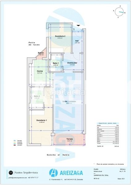 Foto f5f41e22-9ac4-4867-970c-61a18c228744. Etagenwohnung in avenida sancho el sabio 28 in Amara Donostia - San Sebastián
