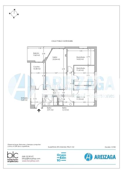 Foto 2d94071b-977e-46ea-80e3-7ba90b5f72db. Piso Riberas de loiola espaciosa y luminosa vivienda en décima planta, con terraza y vistas al río urumea. con garaje opcional. piso i en Donostia - San Sebastián