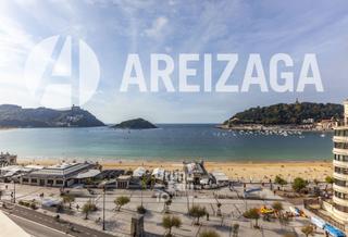 Pis a Mirakontxa pasealekua miraconcha 6. Zona la perla, en 1 línea, piso alto de lujo, con preciosas vist