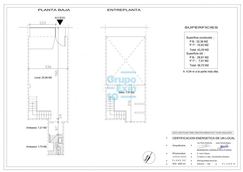 Foto b5507b3f-46aa-4005-ae2e-b8cc5e840fed. Affitto locale commerciale in san martin kalea 8 in Donostia - San Sebastián