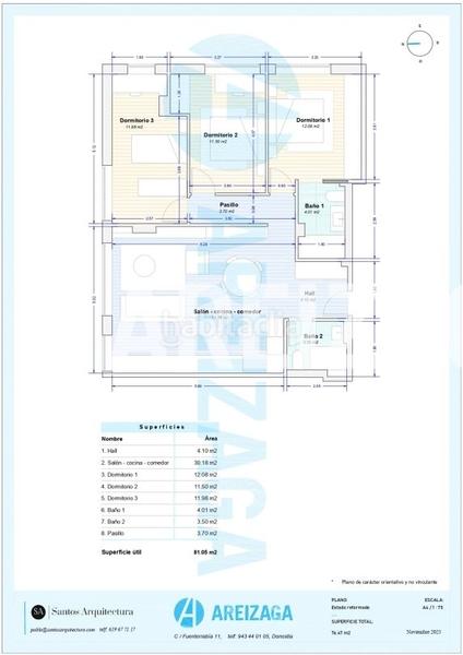 Foto 2a6e7d56-42b4-452f-956a-0d35dec45f19. Appartamento con riscaldamento parcheggio in Egia Donostia - San Sebastián