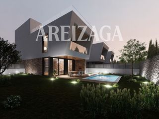 Casa en Elisabete maiztegi kalea 14. Obra nueva  tres villas individuales de obra nueva con piscina y