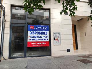 Miete Geschäftsraum in Gijón - donato arguelles 15. Centro, en edificio nuevo, con salida de humos y mucho paso de g