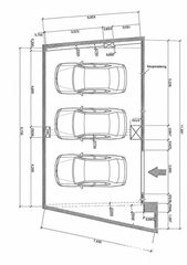 Car parking in Iturralde. Inmejorable oportunidad parcela de garaje para tres coches con t