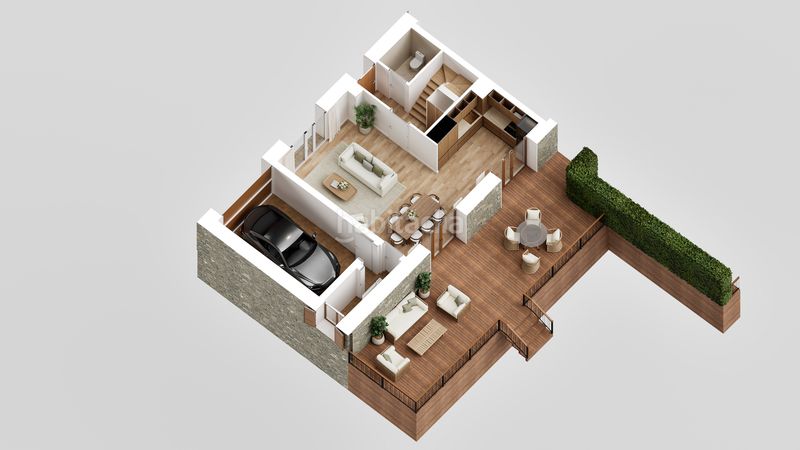 Foto d0e2dd4a-9e03-4eac-a99a-35709c3c7754. Casa aparellada amb calefacció aparcament a Oiartzun
